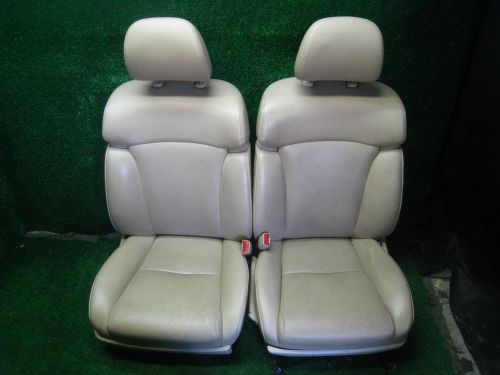 2006 lexus gs300 oem front leather bucket seats heated cooled and powered