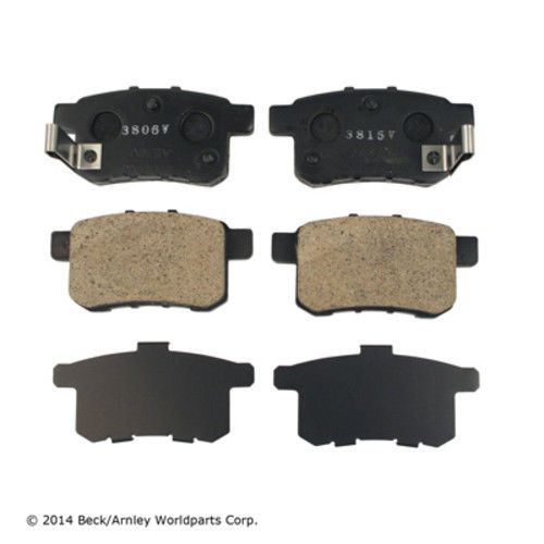 Disc brake pad rear beck/arnley 089-1798