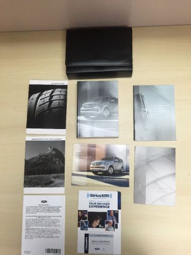 Lincoln navigator 2013 owners manual w/ case oem &amp; supplements -