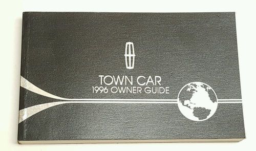 1996 lincoln town car owners manual user gui executive signature cartier v8 4.6l