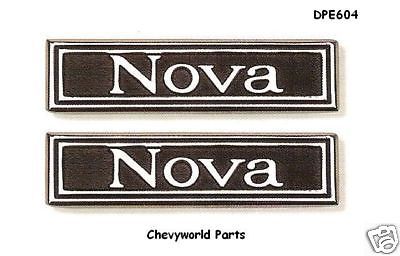 69 - 72 nova door panel emblems 1969 1970 1971 1972