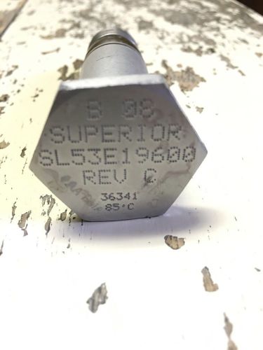 Vernatherm  sl53e19600 used oil cooler temp flow valve lycoming # 53e22144