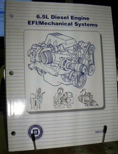 1998 1999 gmc chevrolet 6.5l diesel engine efi &amp; mechanical factory training