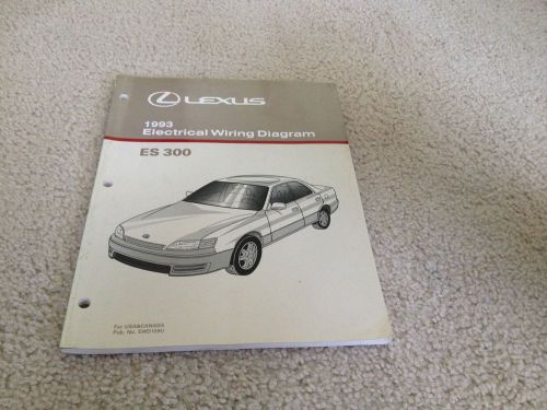 1993 lexus es300 es 300 electrical wiring diagram factory service manual