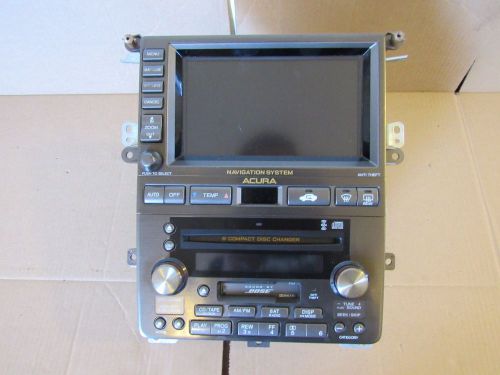 Acura rl navigation gps unit radio cd changer head unit 2002 - 2004