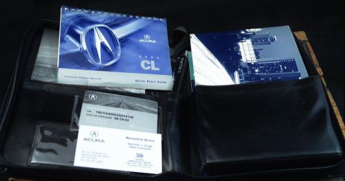 * 2003 acura cl owners manual and binder! look!