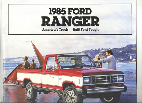 1985 ford ranger xl xlt xls showroom brochure &#034;nos&#034;