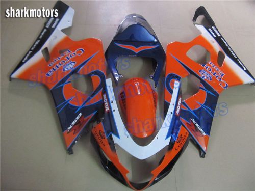 Fairing fit for suzuki gsxr 600 750 2004-2005 k4 new abs plastic injection mold