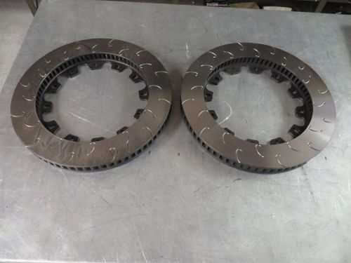 Pair new ap racing gt brake rotors - 378mm x 36mm