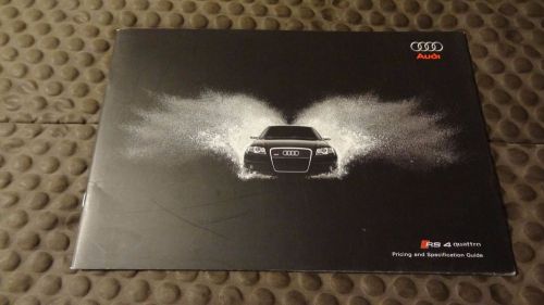 Audi rs4 brochure 2008