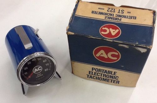Vintage ac portable electronic tachometer copo-l88 nos complete w/instructions