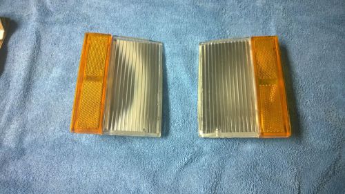 1980 1984 oldsmobile 98 80-85 delta 88 right &amp; left side light marker lens nos