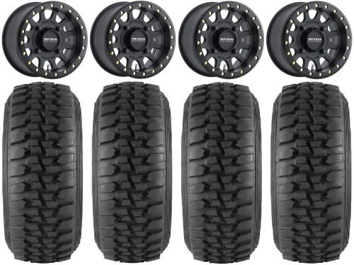 Method 401 15&#034; beadlock (4+3) wheels 32&#034; desert race tires commander maverick