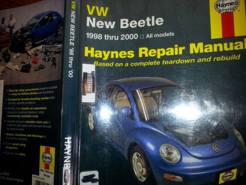 Haynes vw beetle 1998-2000 all models repair manual