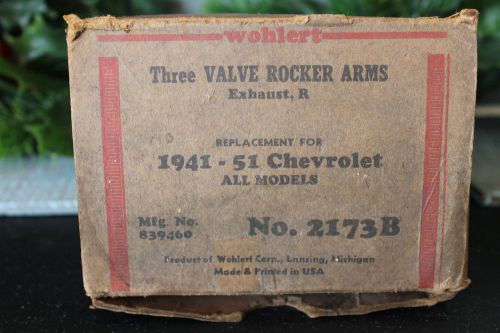 Nos wohlert valve rocker arms - exhaust, r - 1941-1951 chevrolet all models