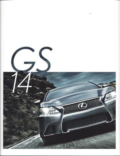 2014 gs lexus gs   gs / gs f-sport and hybrid models   25 page brochure