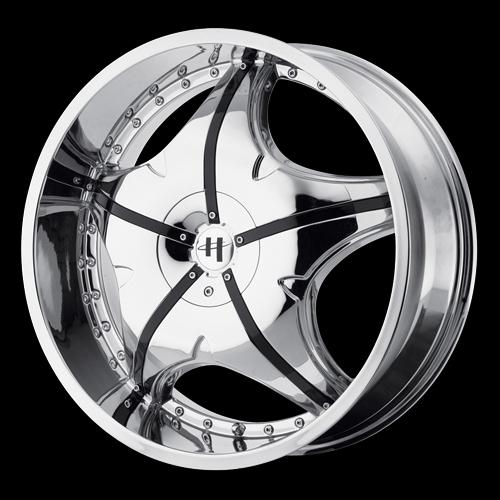 22" x 8.5" helo he846 846 chrome wheels rim 5 lug 5x108 5x4.5 5x110 5x112 5x115 