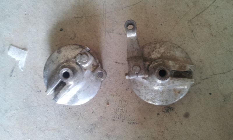 1974 honda z50 front + rear brake hubs stay