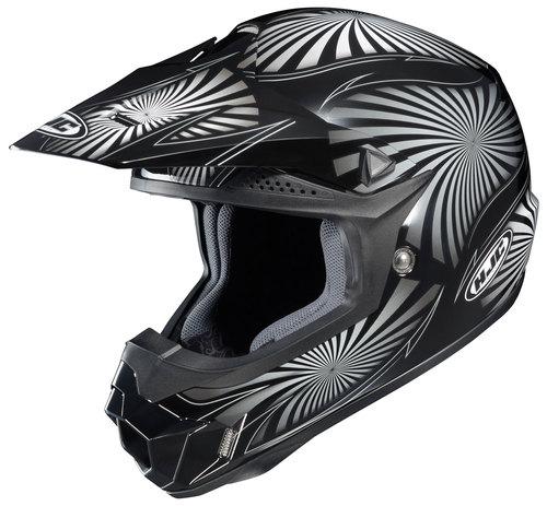 Hjc cl-x6 whirl black motorcycle helmet size large