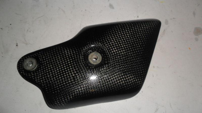 Ducati 01 2001 748 oem misc carbon fiber trim cover guard