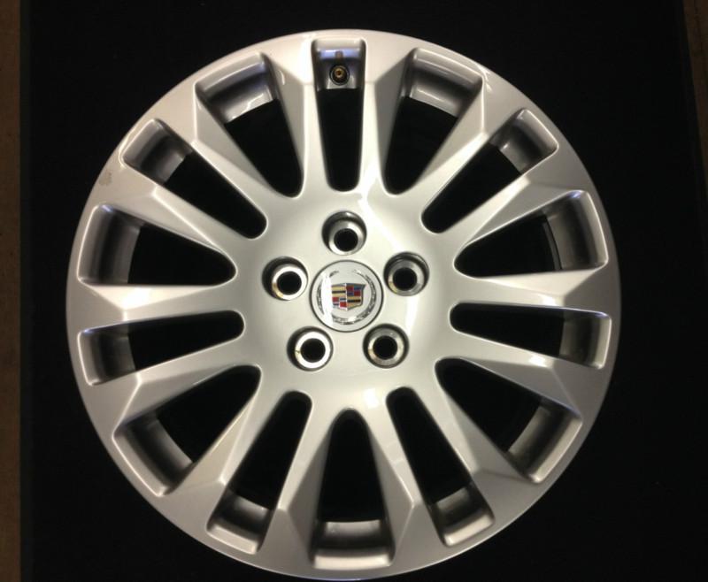 2012 2013 cadillac cts factory original wheels rims 18" 4690 4691 excellent cond