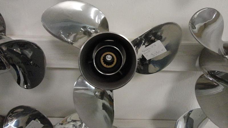 New solas stainless steel propeller 13 x19 pitch yamaha v4 prop outboard boat