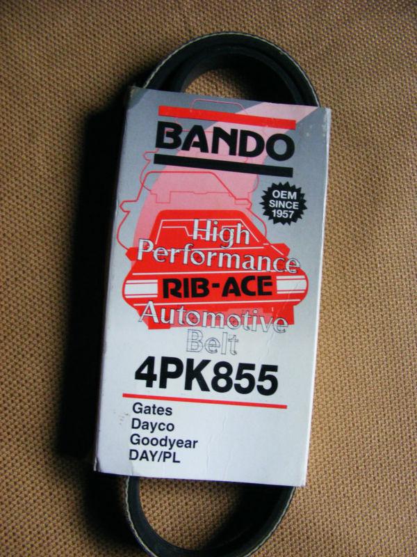Bando 4pk855 serpentine belt high performance rib-ace automotive