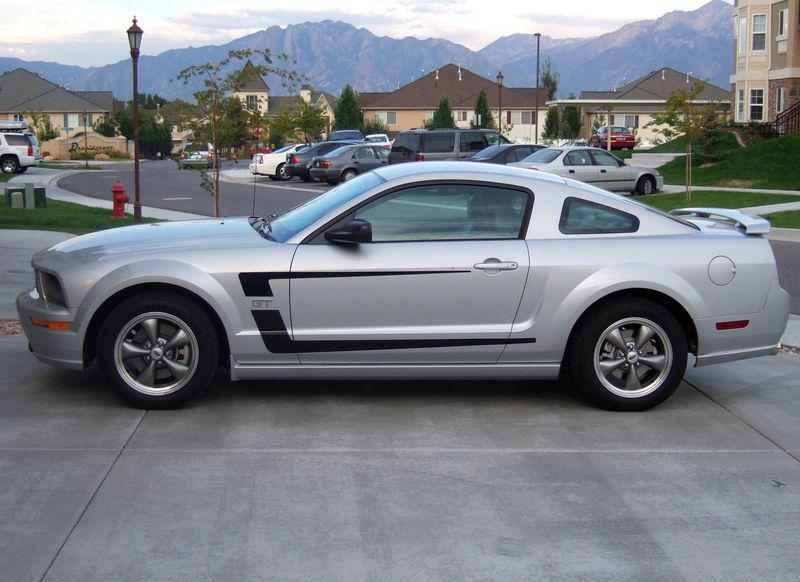 05-09  ford mustang  c-stripes - high quality  vinyl decals stripe