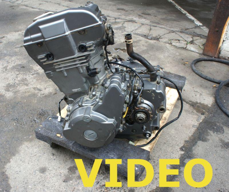 08 09 kawasaki kl650 e engine compelete nice running motor video 