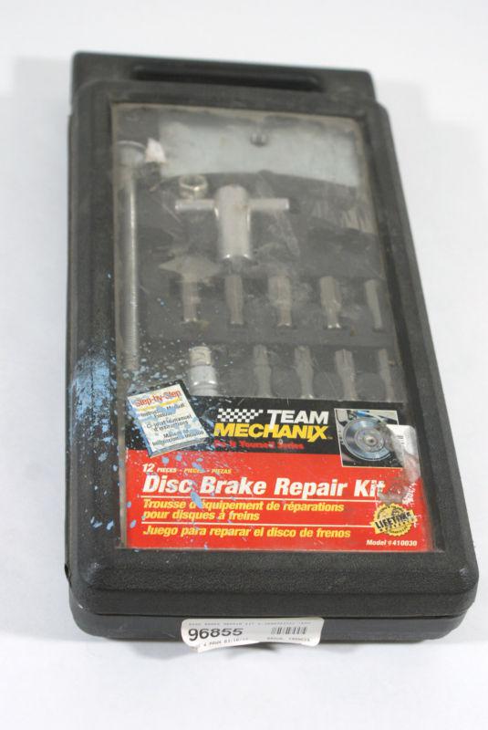 Team mechanix 12 piece  disc brake reapair kit model #410030