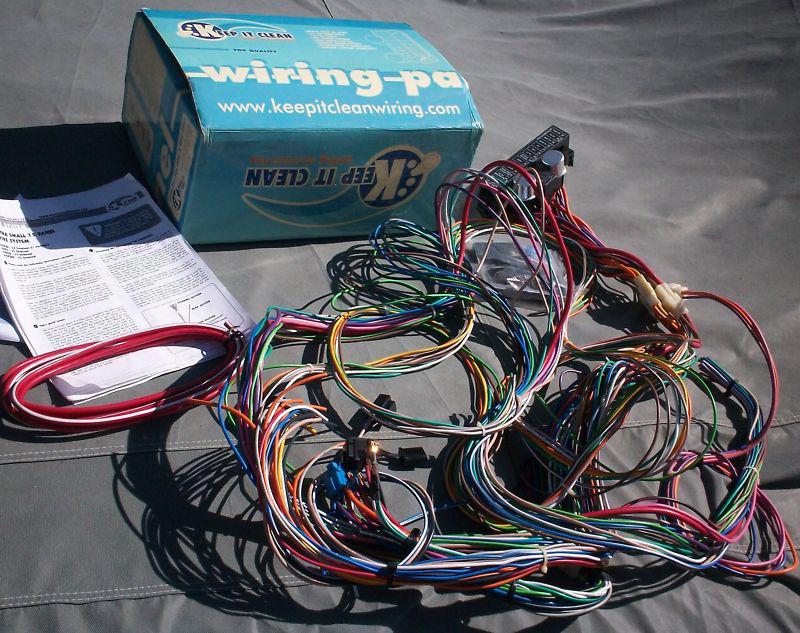 Keep it clean complete wiring harness in the box new rat rod gasser save money