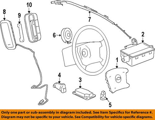 Chevrolet gm oem 15250331 air bag-front impact sensor