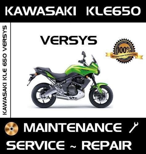 Kawasaki kle650 versys kle 650 motorcycle service repair maintenance  manual