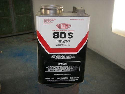 Dupont 80s lacquer primer-gallon-never opened-automotive-rat rod-old school!