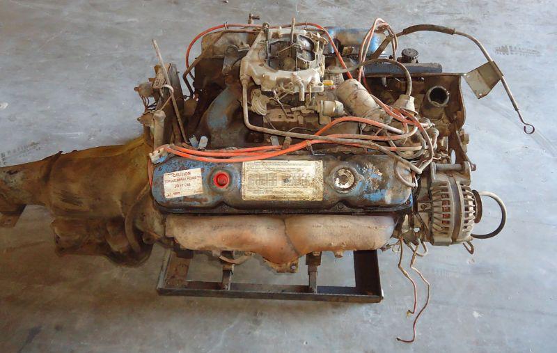 Complete 440 mopar dodge chrysler  engine / motor 3698830 and transmission