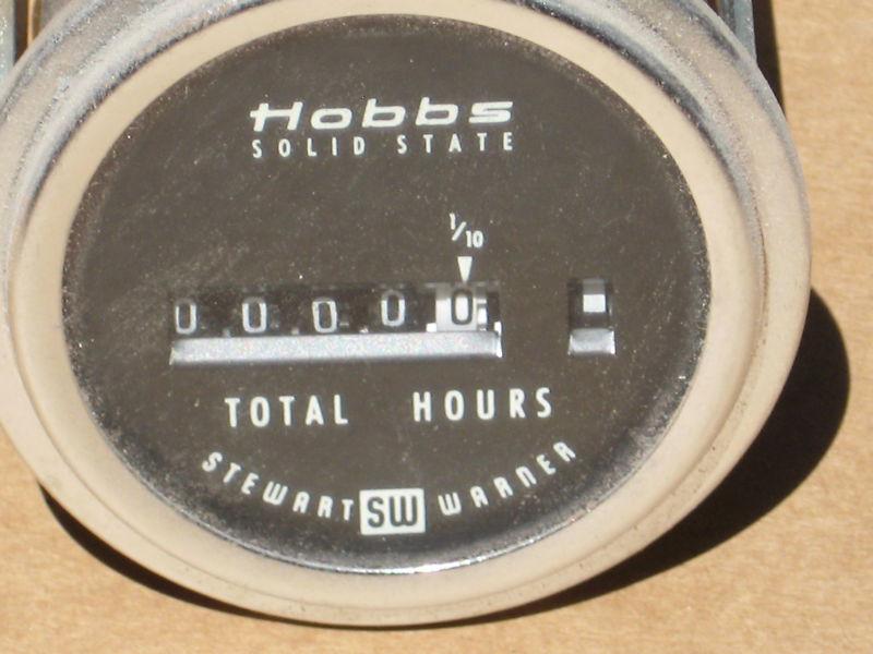 Hobbs stewart warner  hour meter nos project street rod hot rat racing vintage