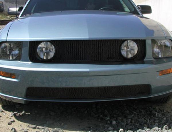 2005-2009 ford mustang gt grillcraft black grille 4pc set mx grill f5022-23b