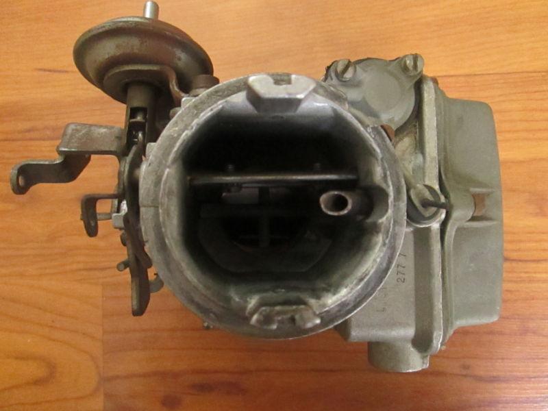 Holley single barrel carburetor fomoco missing linkage selling as parts only