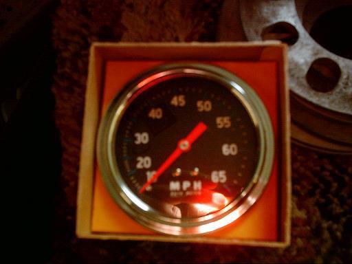 Boat mph gauge auto meter 