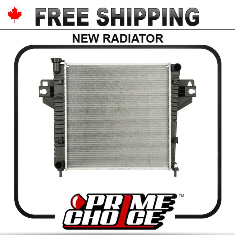 New direct fit complete aluminum radiator 100% leak tested rad for 2.4l-2.8l