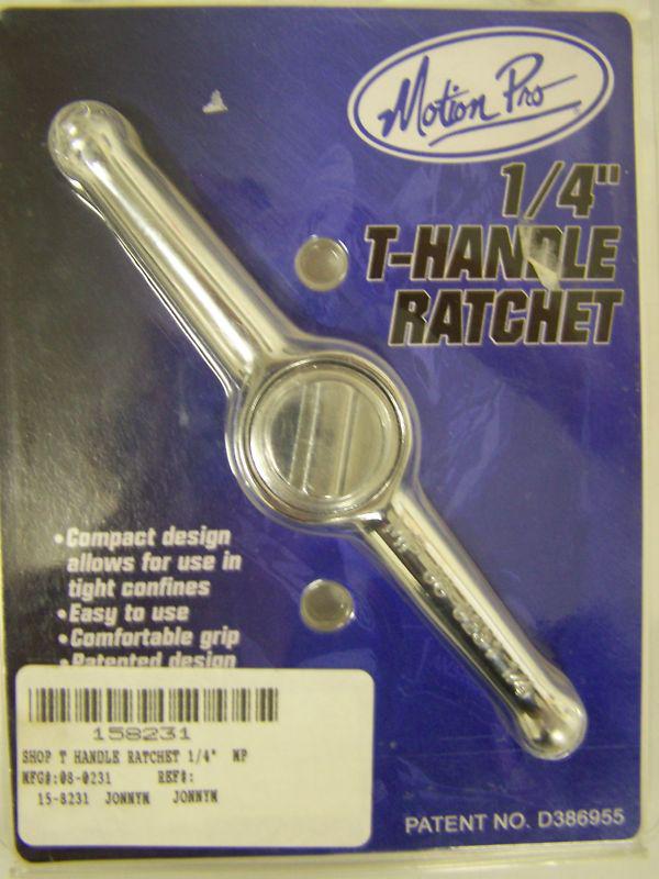 Motion pro motorcycle t-handle ratchet tool 1/4' new
