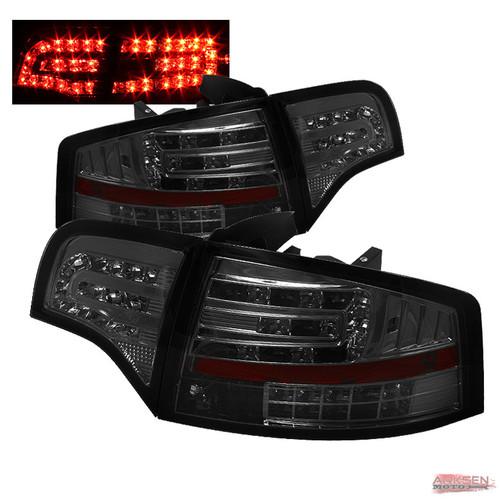 05-08 a4/s4/rs4 smoked philips-led perform + led signal function tail lights