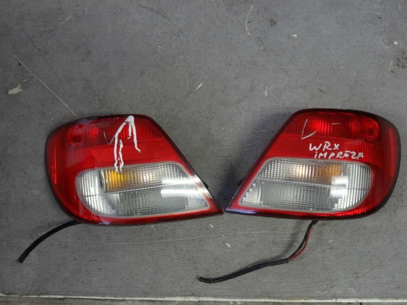 Jdm subaru impreza wrx wagon tail lights 2002-2003 pair