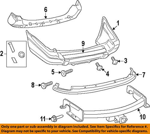 Jeep oem 6101102 rear bumper-trailer hitch bolt