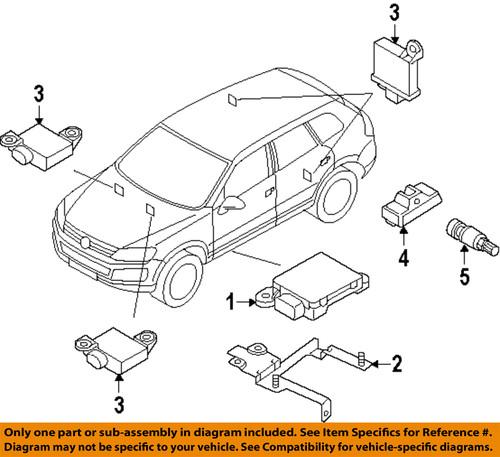 Volkswagen oem 7pp907275f tire pressure sensor/part