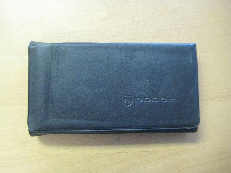 Dodge ram owners manual with leather binder - 2006