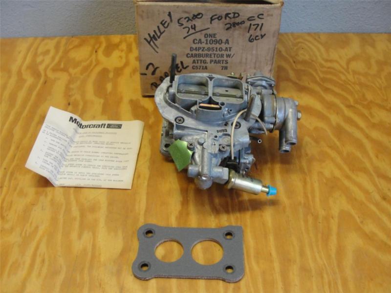 Nos 1974 ford mustang ii 2.8l a/t holley carburetor r-7504 motorcraft