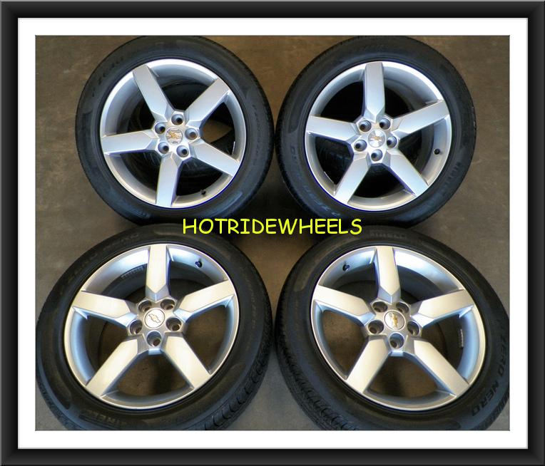 19" chevy camaro oem wheels with new pirelli tires  245/50/19  92197467    #910b