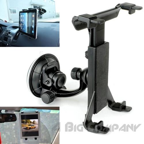 New 360°car windshield flat suction mount holder kit for ipad galaxy tab tablet