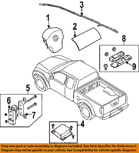 Nissan oem 985819bd8a air bag-front impact sensor